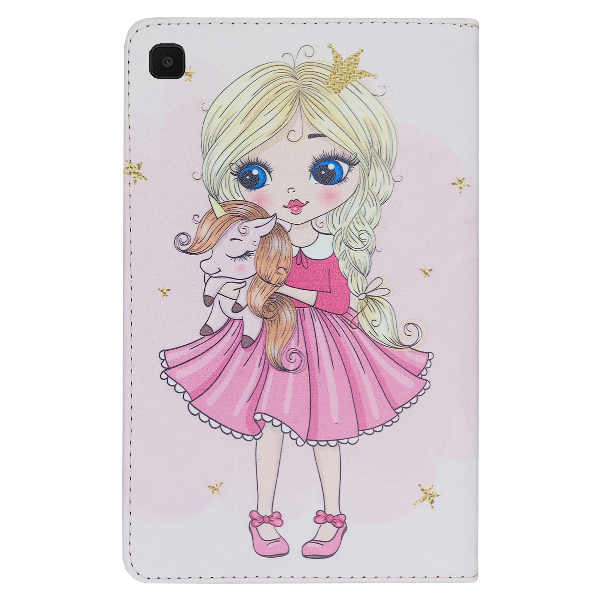 کیف کلاسوری طرح دختر فانتزی و یونی کورن کد TB247 مناسب برای تبلت سامسونگ Galaxy Tab A 8.0 2019 T290 / T295