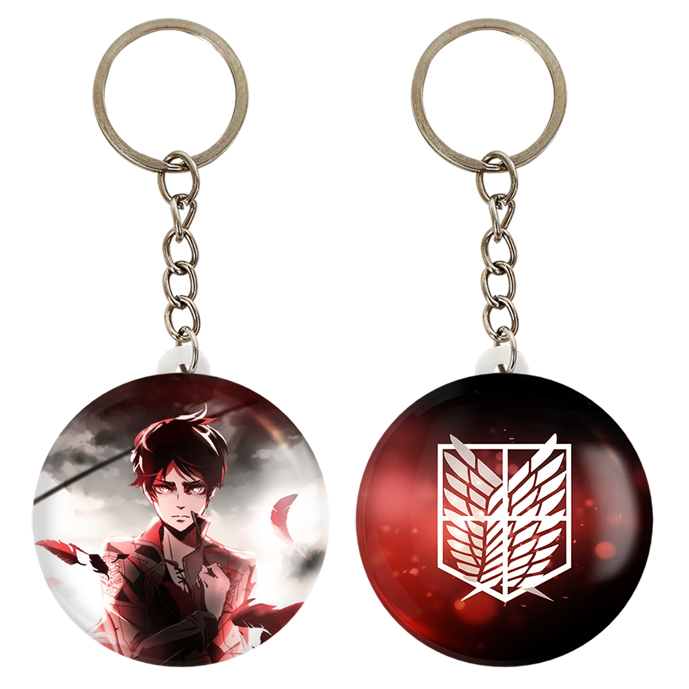 جاکلیدی خندالو مدل ارن یگر و بال آزادی انیمه اتک آن تایتان کد 1097210971 مجموعه 2 عددی