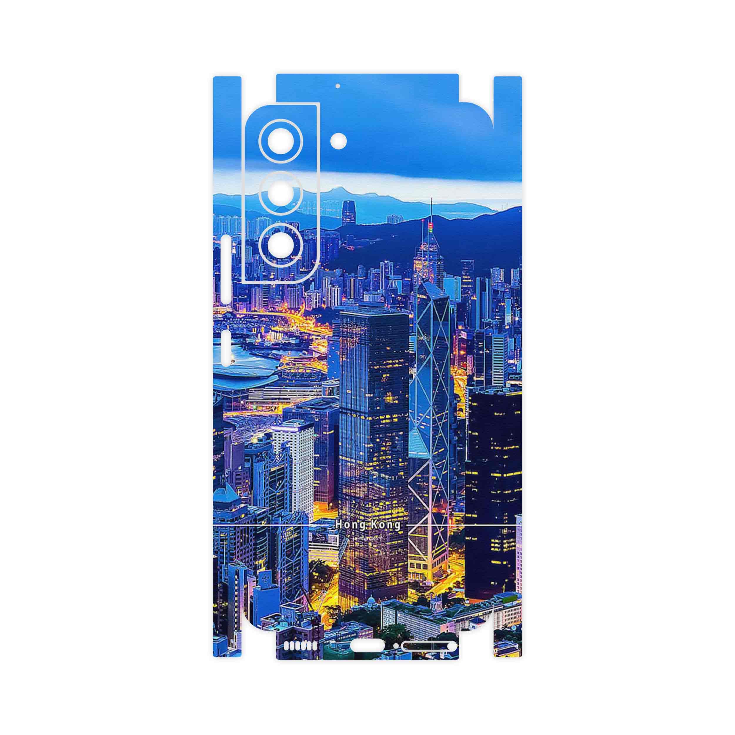 برچسب پوششی ماهوت مدل Hong Kong City-FullSkin مناسب برای گوشی موبایل سامسونگ Galaxy S22 5G