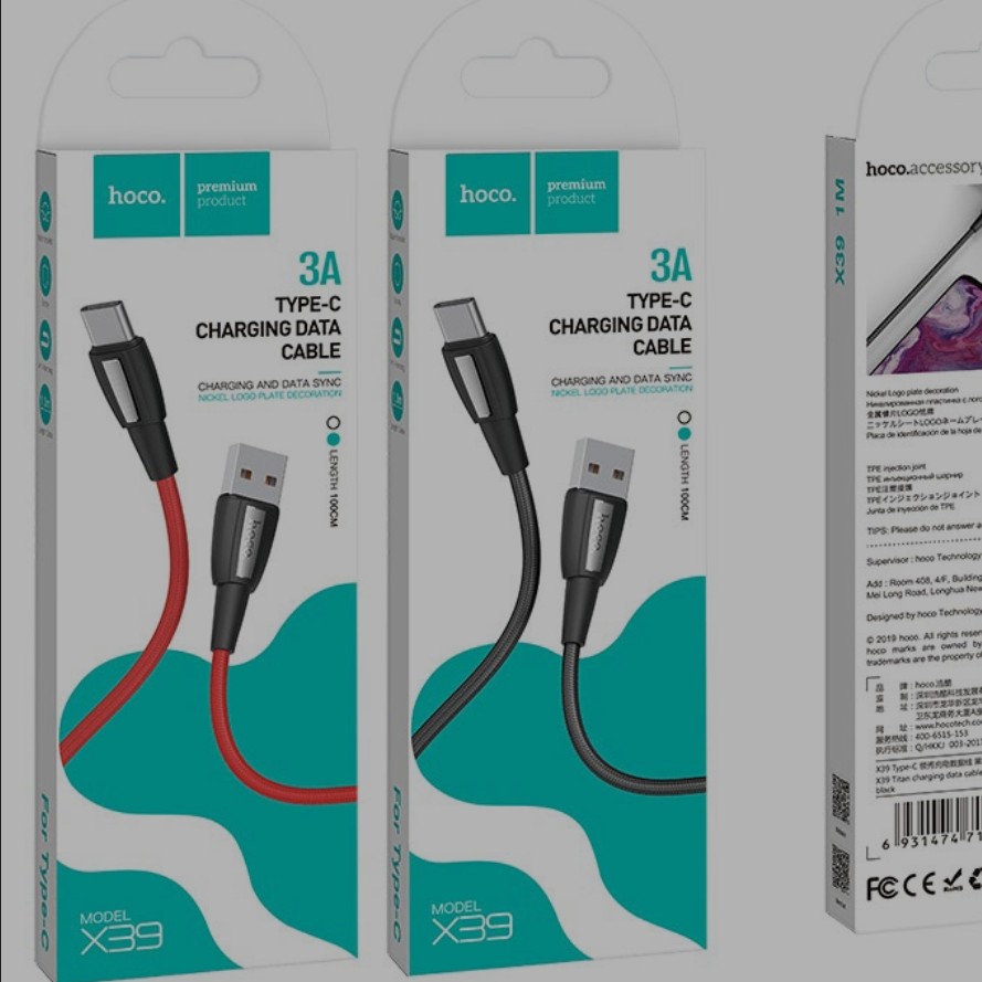 کابل X39 تایپ سی هوکو
 