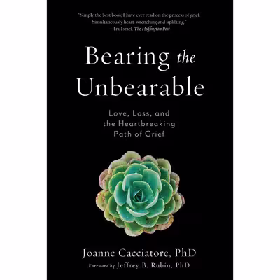 کتاب Bearing the Unbearable اثر Joanne Cacciatore and Jeffrey Rubin انتشارات Wisdom Publications