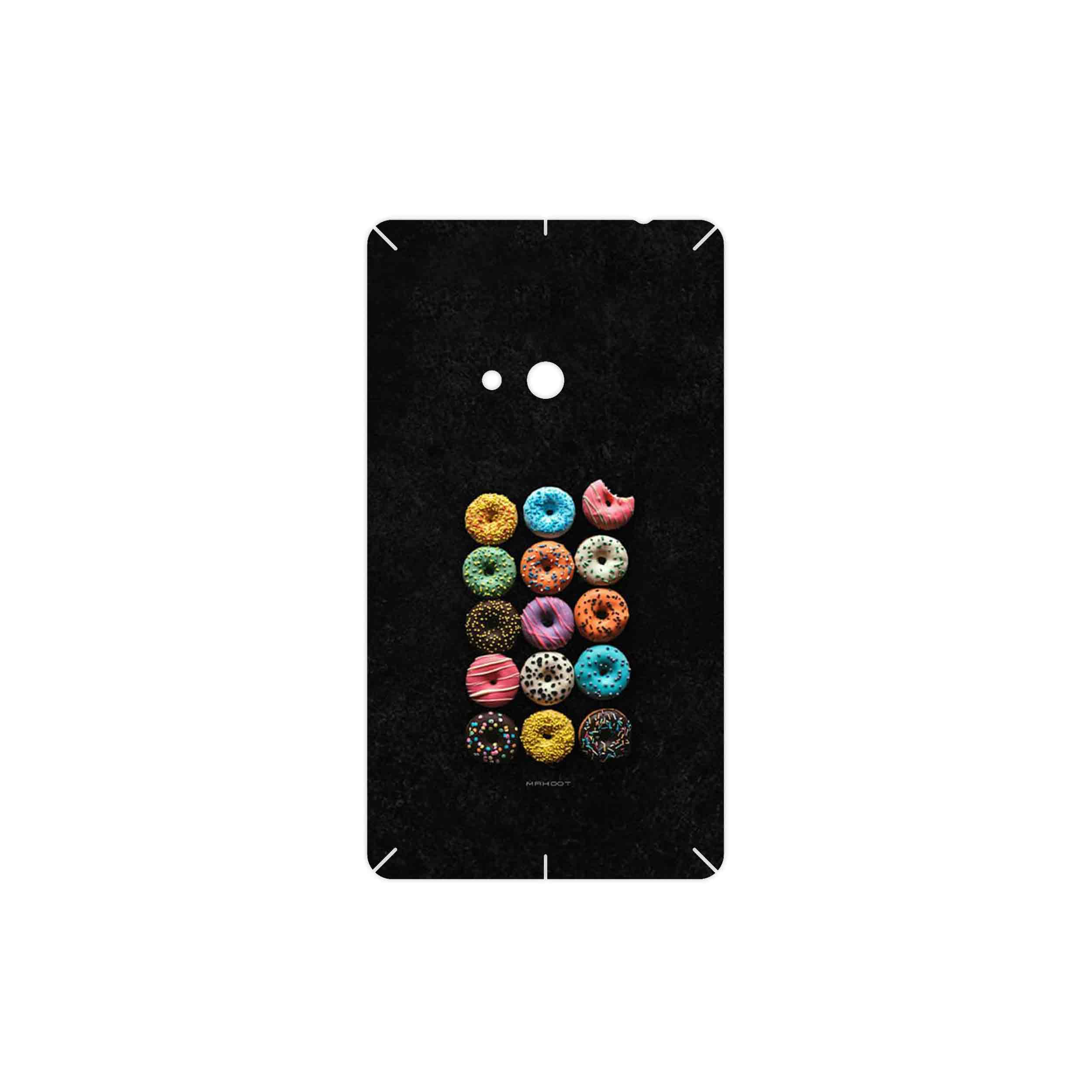 برچسب پوششی ماهوت مدل Doughnut مناسب برای گوشی موبایل نوکیا Lumia 625