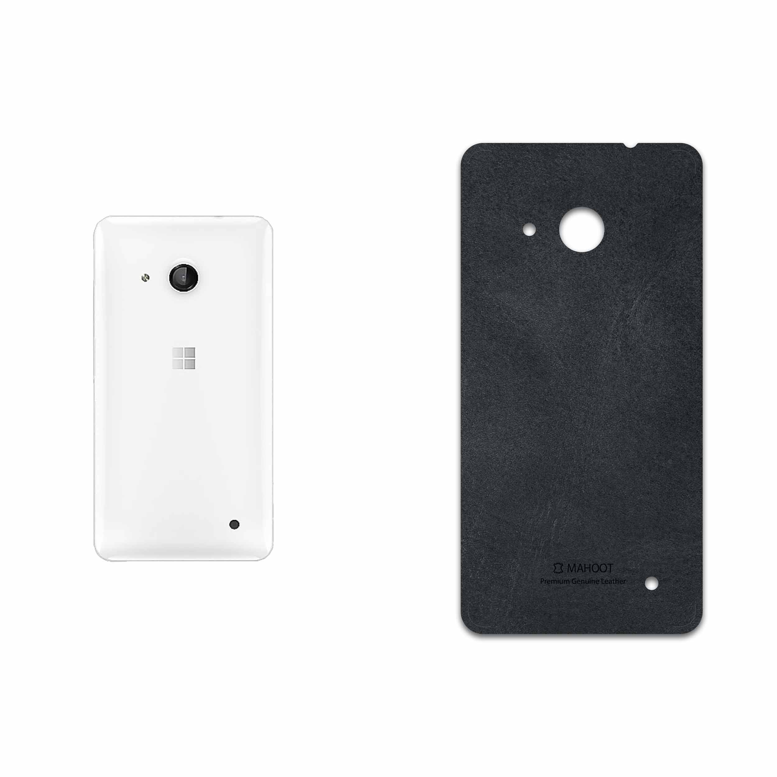 برچسب پوششی ماهوت مدل Graphite Buffalo Leather مناسب برای گوشی موبایل مایکروسافت Lumia 550