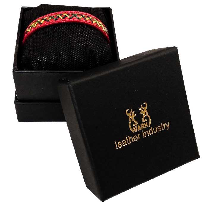 دستبند چرم وارک مدل آلما کد rb89