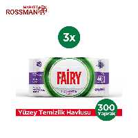 دستمال تمییز کننده سطوح فیری Fairy مدل رایحه لوندر حجم 100 عددی