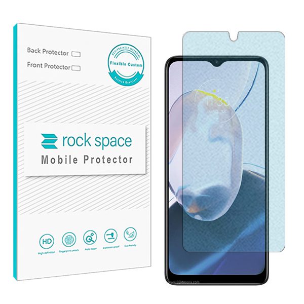 گلس موتورولا Moto E22i مدل نانو هیدروژل مات آنتی بلو برند راک اسپیس کد S