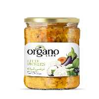 ترشی لیته بندری شیشه 680گرم ارگانو