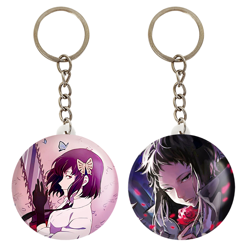 جاکلیدی خندالو مدل آکوتاگوا و آکیکو انیمه سگ های ولگرد بانگو کد 1566815674 مجموعه 2 عددی