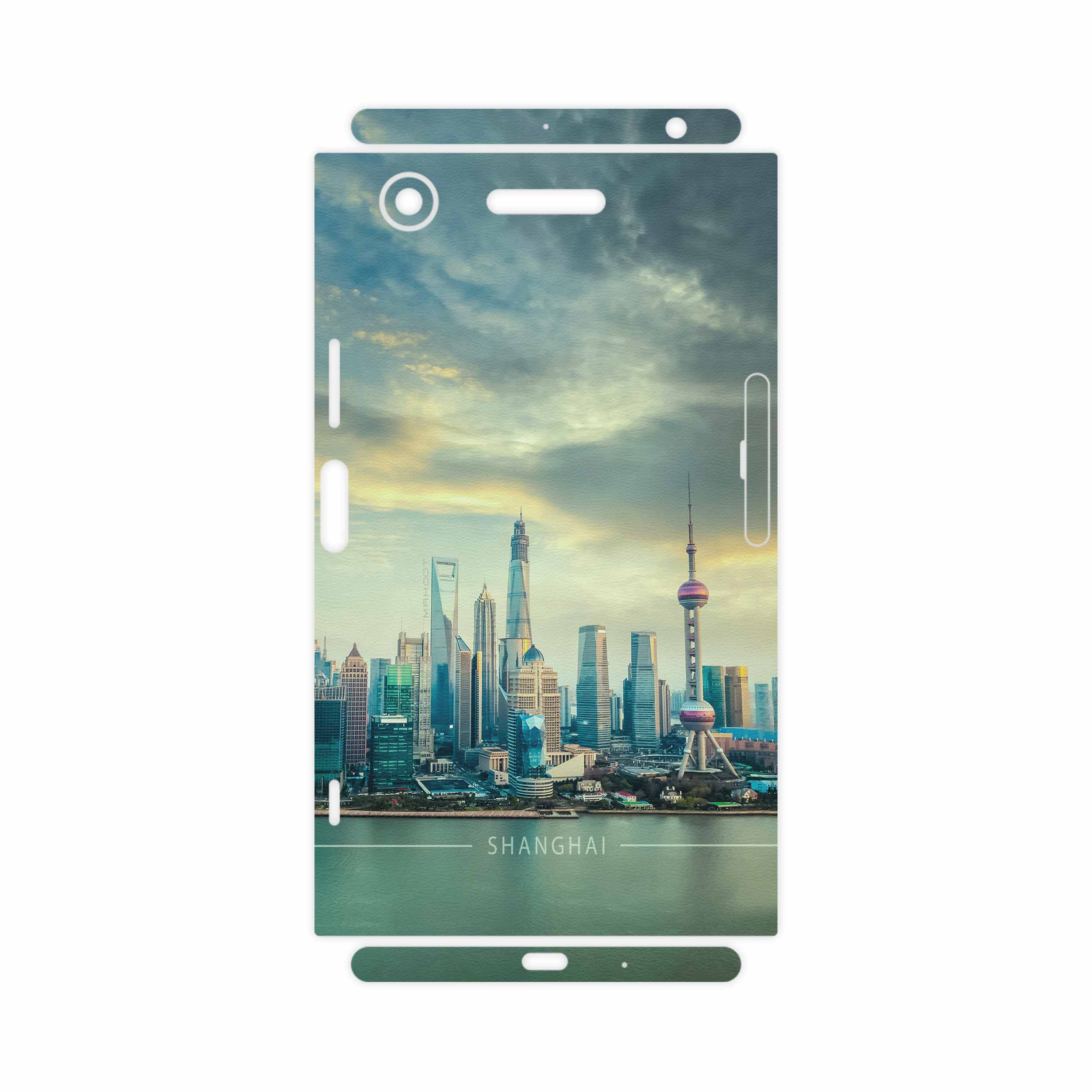 برچسب پوششی ماهوت مدل Shanghai City-FullSkin مناسب برای گوشی موبایل سونی Xperia XZ1