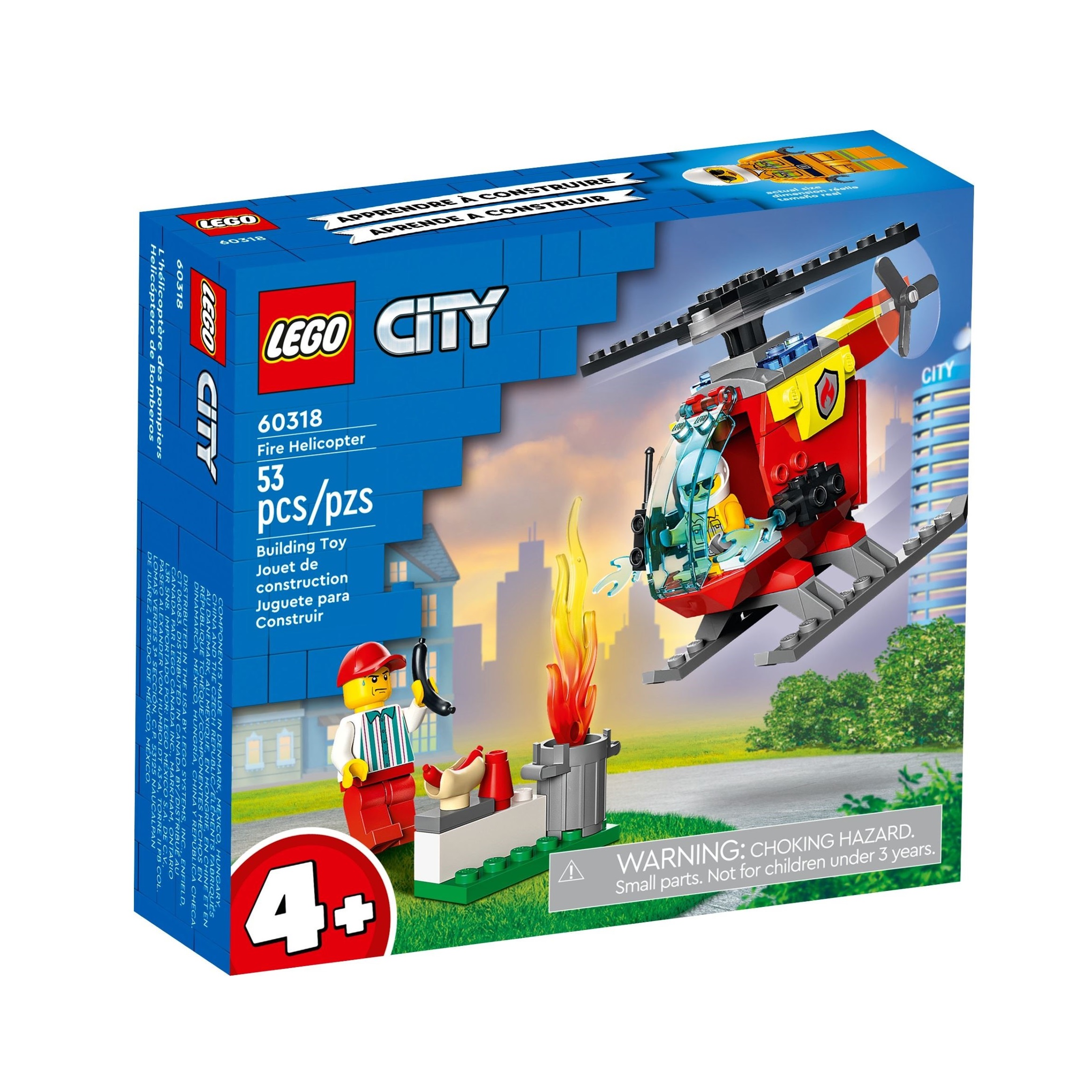 لگو سری City مدل Fire Helicopter کد 60318