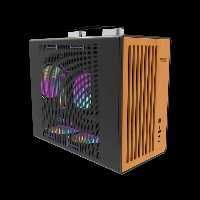 کیس کامپیوتر WD200 M-ATX طراحی دسته‌دار با پنل چوبی مقاوم   پورت Type-C