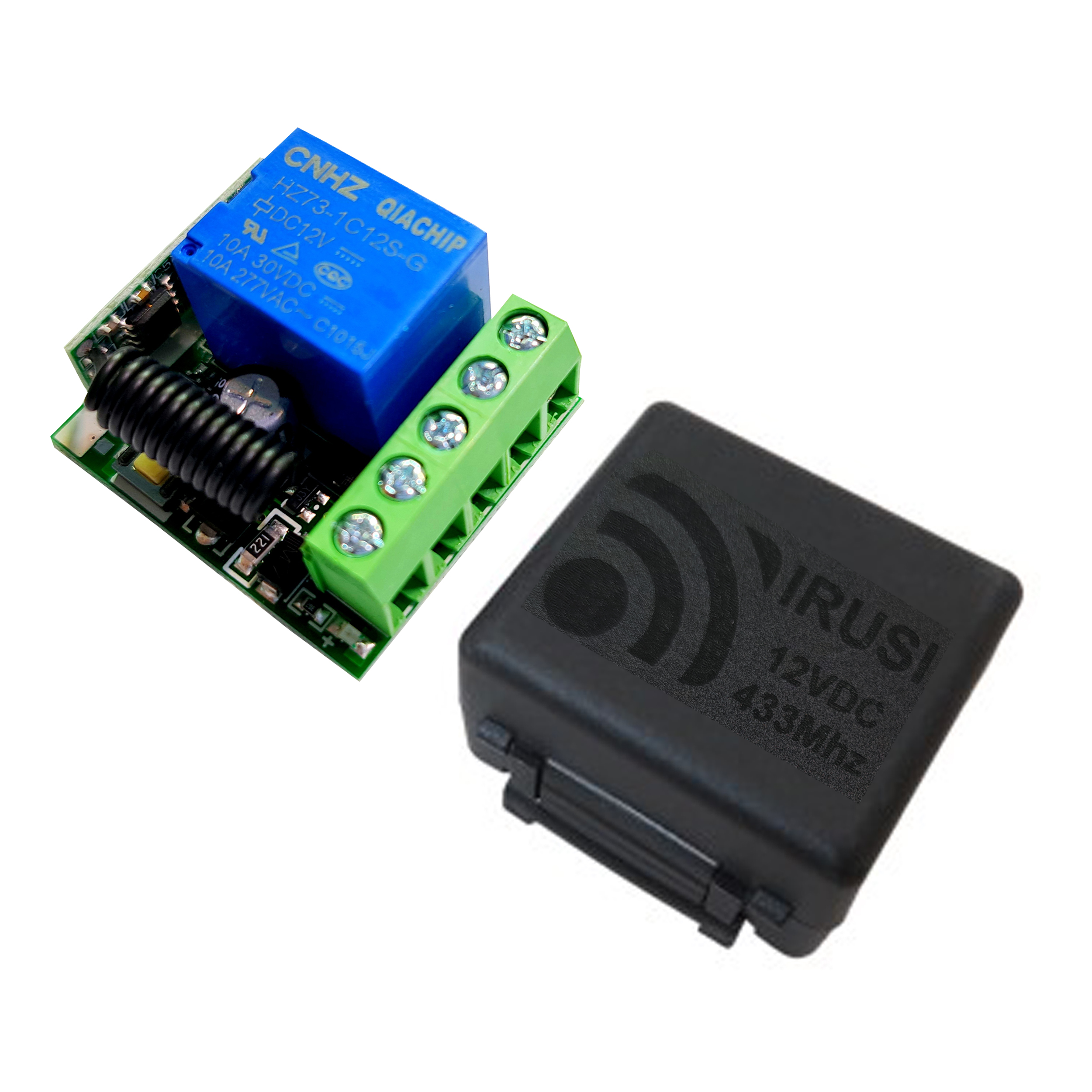 ماژول گیرنده کنترل رله ایروسی مدل 12VDC 433Mhz