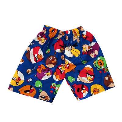 شلوارک بچگانه مدل انگری برد کد Blue-1