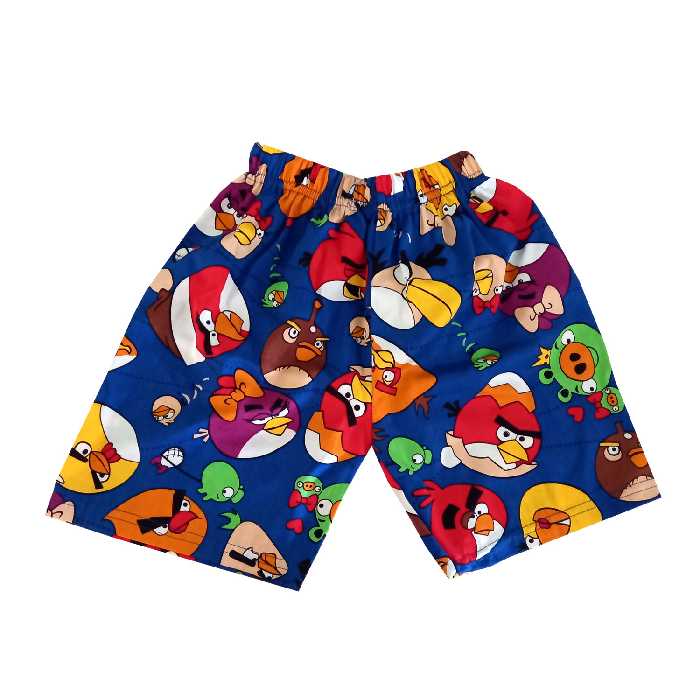 شلوارک بچگانه مدل انگری برد کد Blue-1