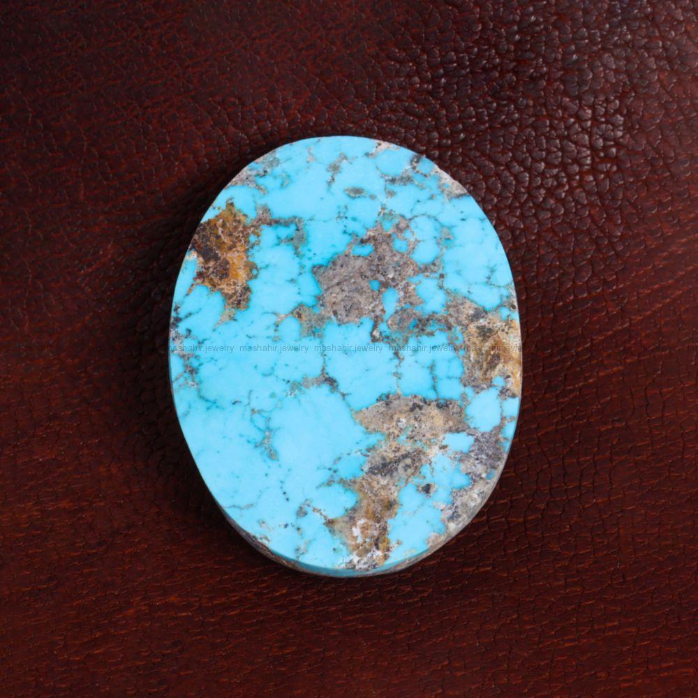 نگین فیروزه شجری کد 14138 - جواهری مشاهیر