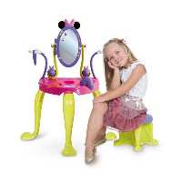 میز آرایش مینی موس آی ام سی تویز vanity with legs and stool IMC
