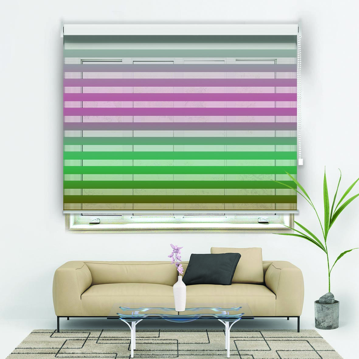 پرده زبرا مدل RC-3 سایز 200*180 سانتی متر