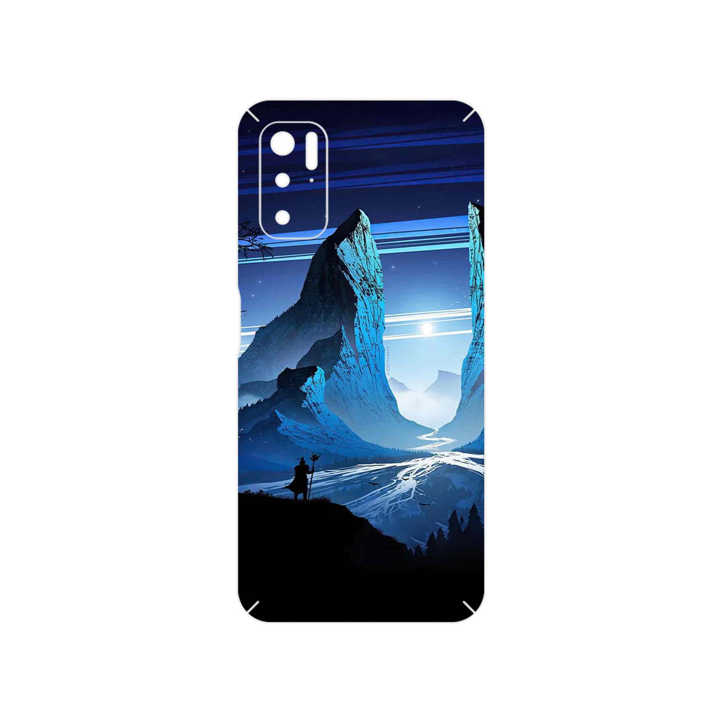برچسب پوششی ماهوت مدل Blue Mountains Digital Art مناسب برای گوشی موبایل شیائومی Poco M3 Pro 5G