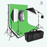 کیت نور ثابت 5 لامپ Answer LED LIGHT Kit 5 LAMPS   عدد فون5*3 (سبز ) و میکروفن یقه ای