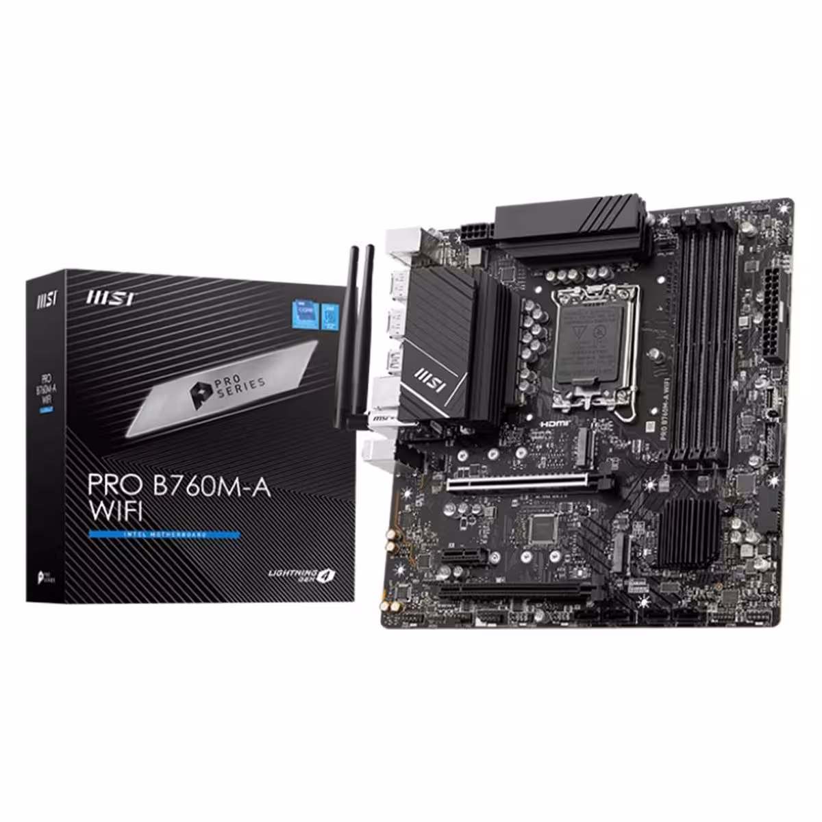 خرید مادربرد MSI PRO B760M-A WiFi DDR5 با بهترین قیمت