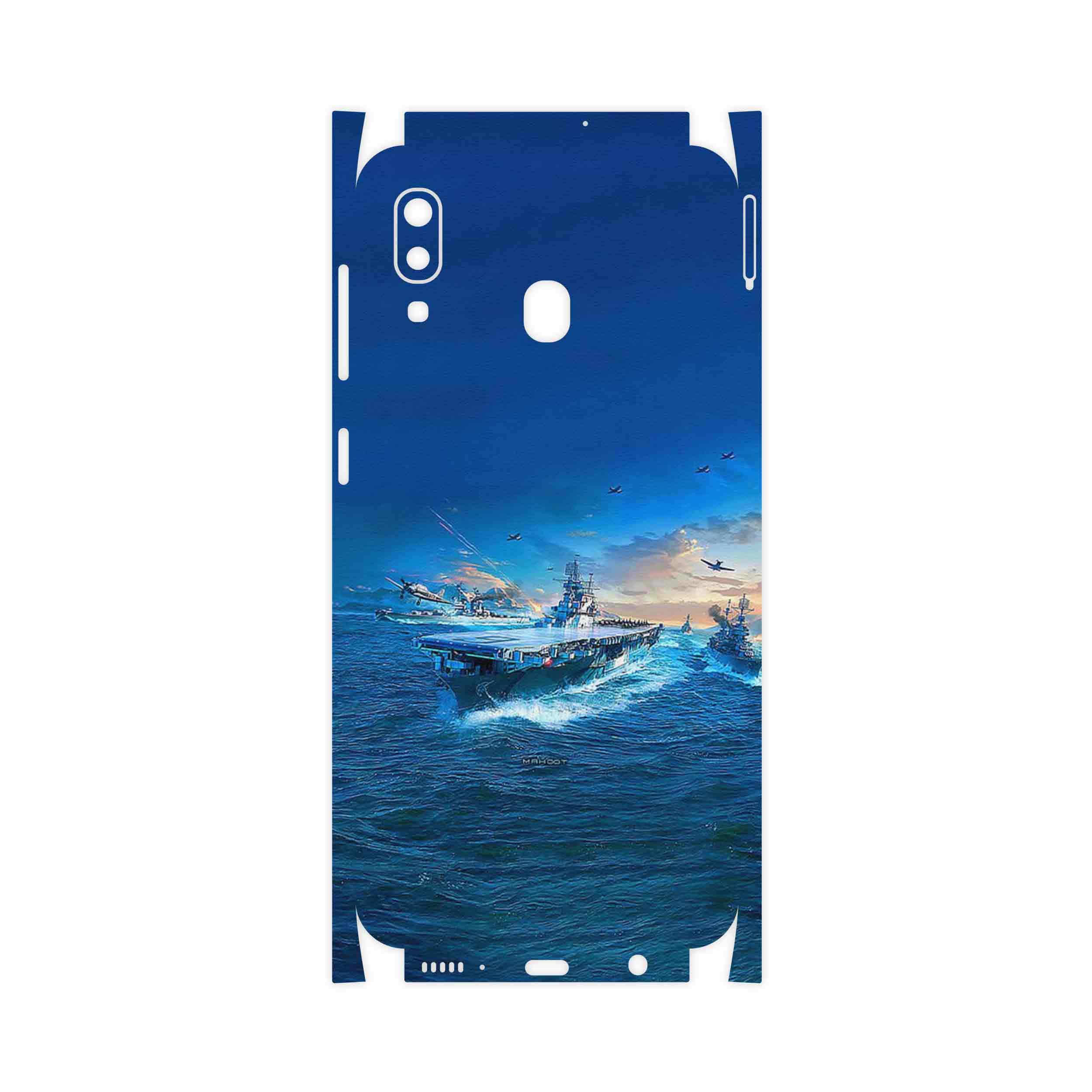 برچسب پوششی ماهوت مدل Warship-FullSkin مناسب برای گوشی موبایل سامسونگ Galaxy A20