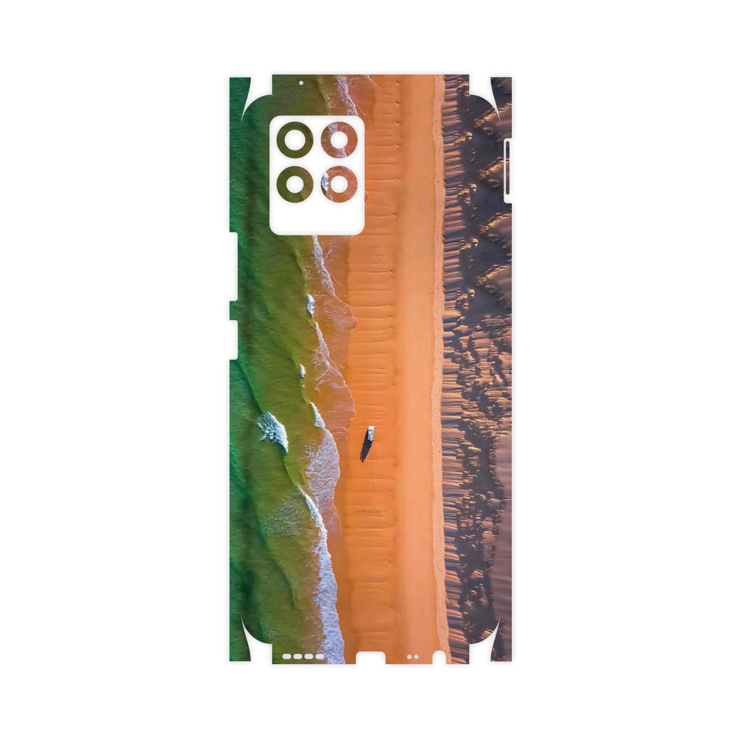 برچسب پوششی ماهوت مدل Beach and Green Sea-FullSkin مناسب برای گوشی موبایل ریلمی 8 Pro