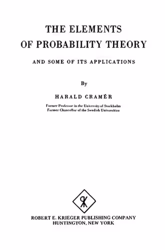 خرید و دانلود نسخه کامل کتاب The elements of probability theory