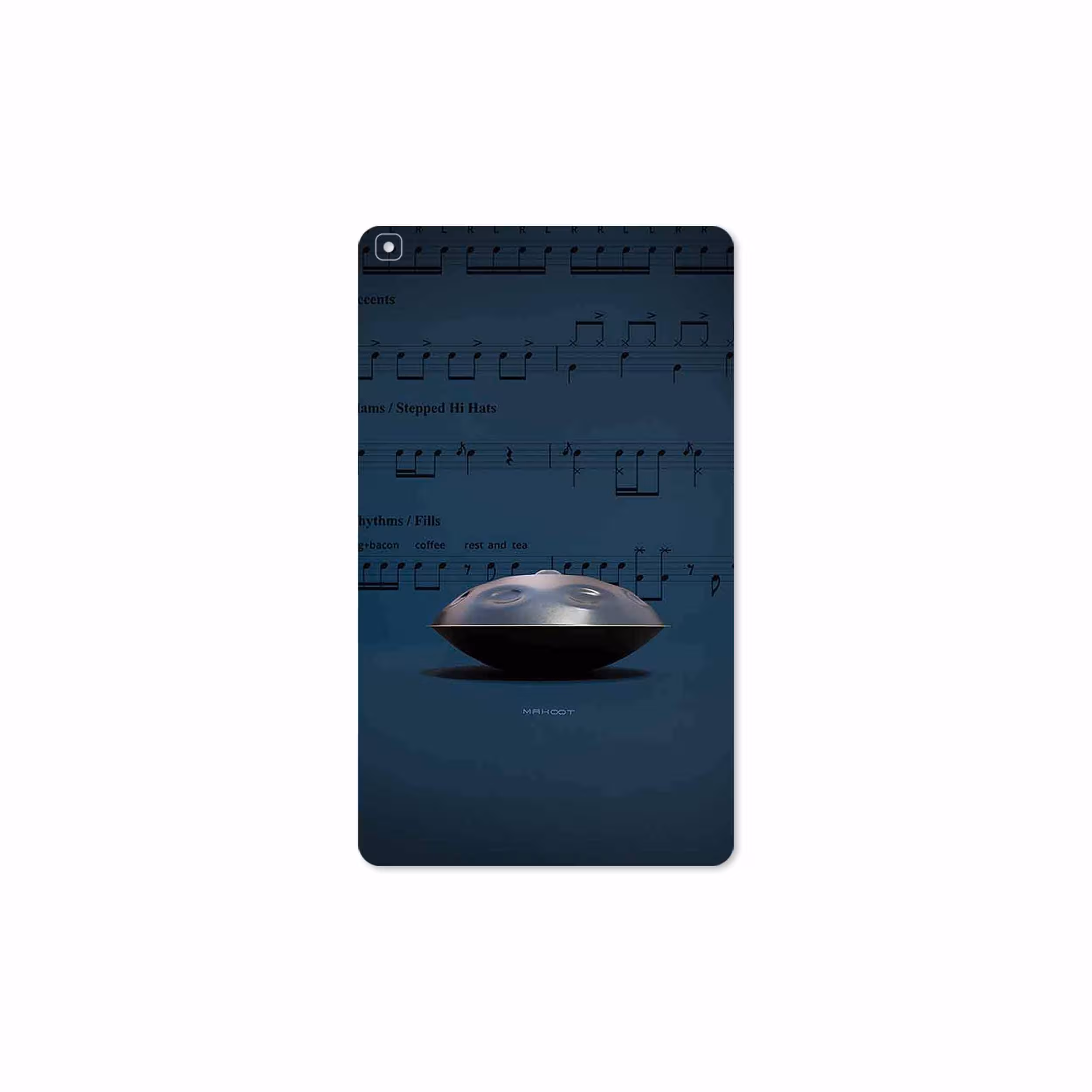 برچسب پوششی ماهوت مدل Hang Instrument مناسب برای تبلت سامسونگ Galaxy Tab A 8.0 2019 T295