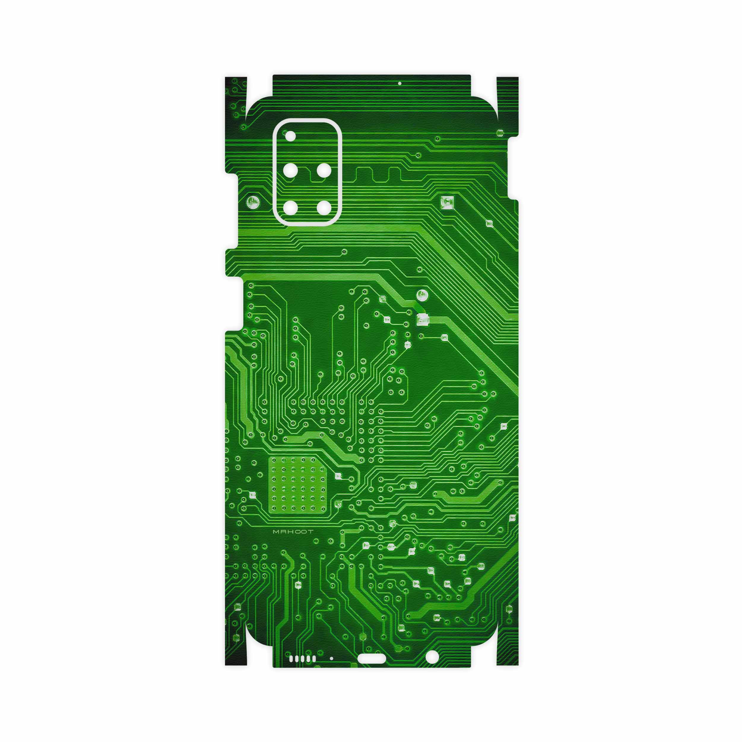 برچسب پوششی ماهوت مدل Green Printed Circuit Board-FullSkin مناسب برای گوشی موبایل سامسونگ Galaxy M51