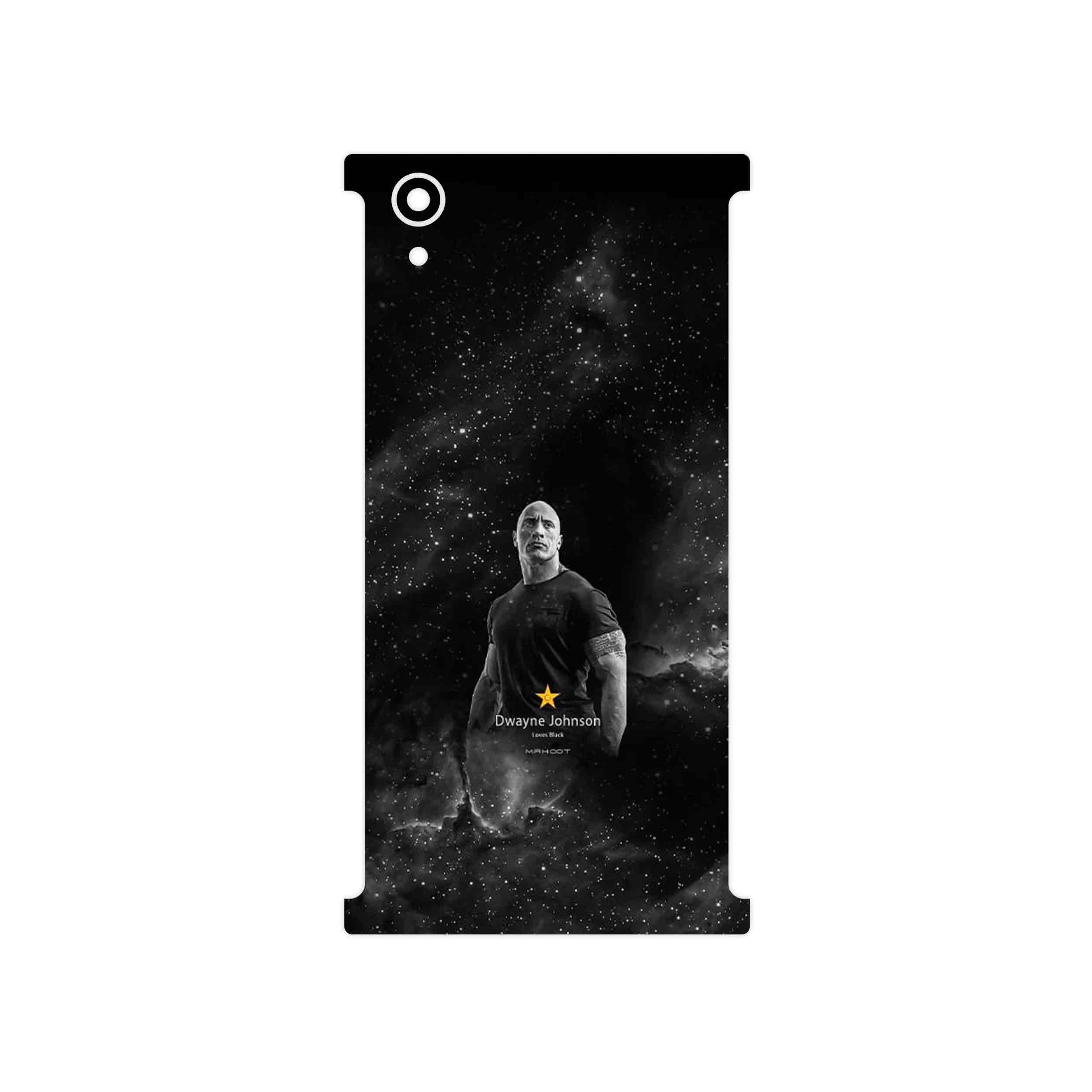 برچسب پوششی ماهوت مدل Dwayne Johnson مناسب برای گوشی موبایل سونی Xperia XA1 Plus