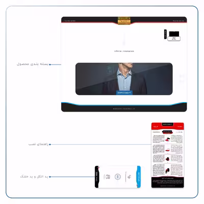 برچسب پوششی ماهوت مدل Jeff Bezos مناسب برای تبلت جی ال ایکس W11 Plus