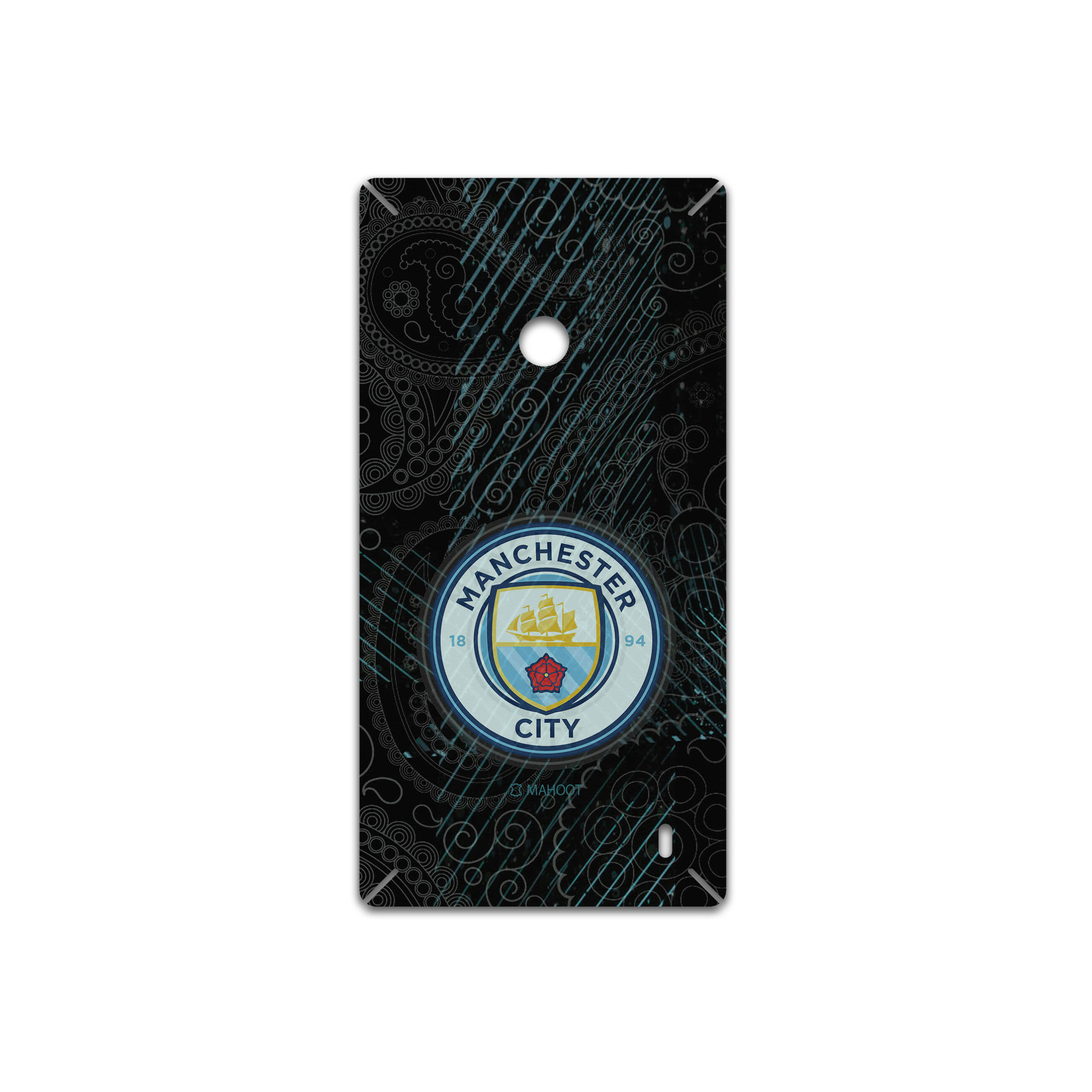 برچسب پوششی ماهوت مدل Manchester-City مناسب برای گوشی موبایل نوکیا Lumia 520