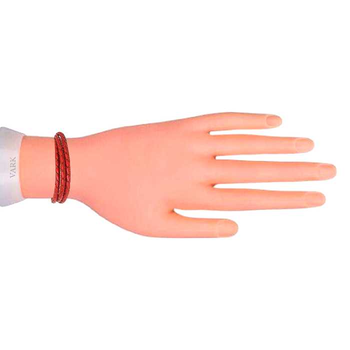 دستبند چرم وارک مدل رادین کد rb302