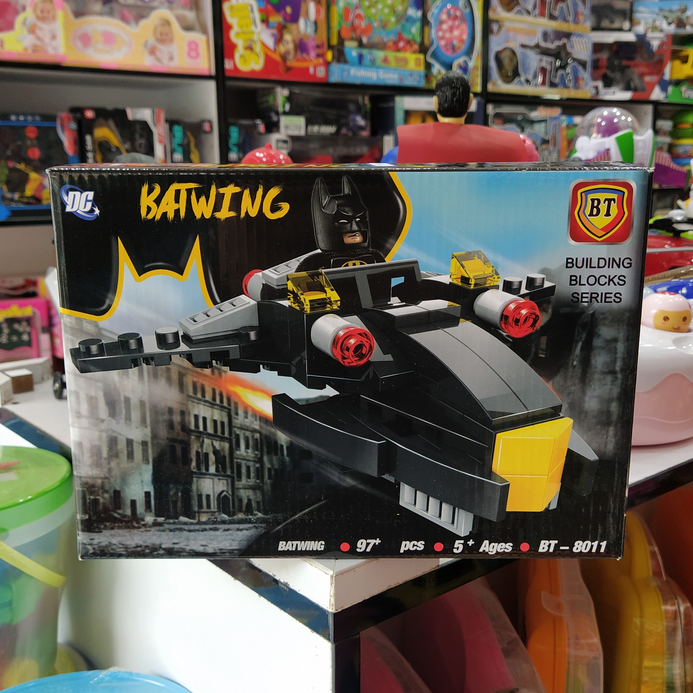 اسباب بازی لگو بتمن مدل هواپیما 97 قطعه کد bt8011