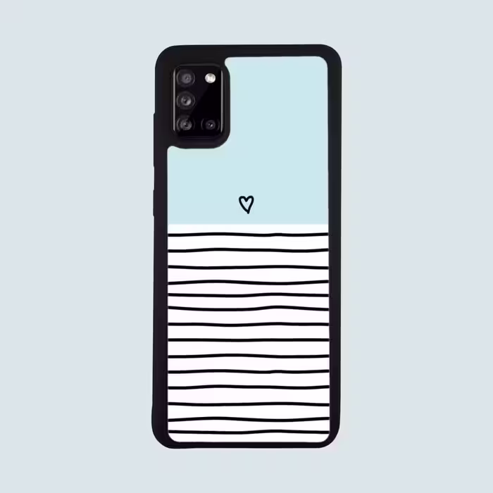 قاب دورژله ای مشکی سامسونگ A31-کد 790