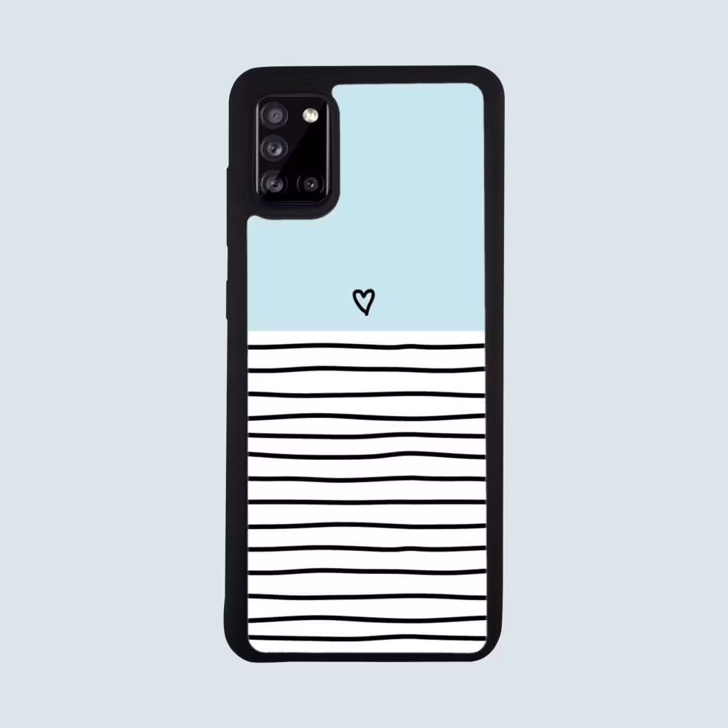 قاب دورژله ای مشکی سامسونگ A31-کد 790