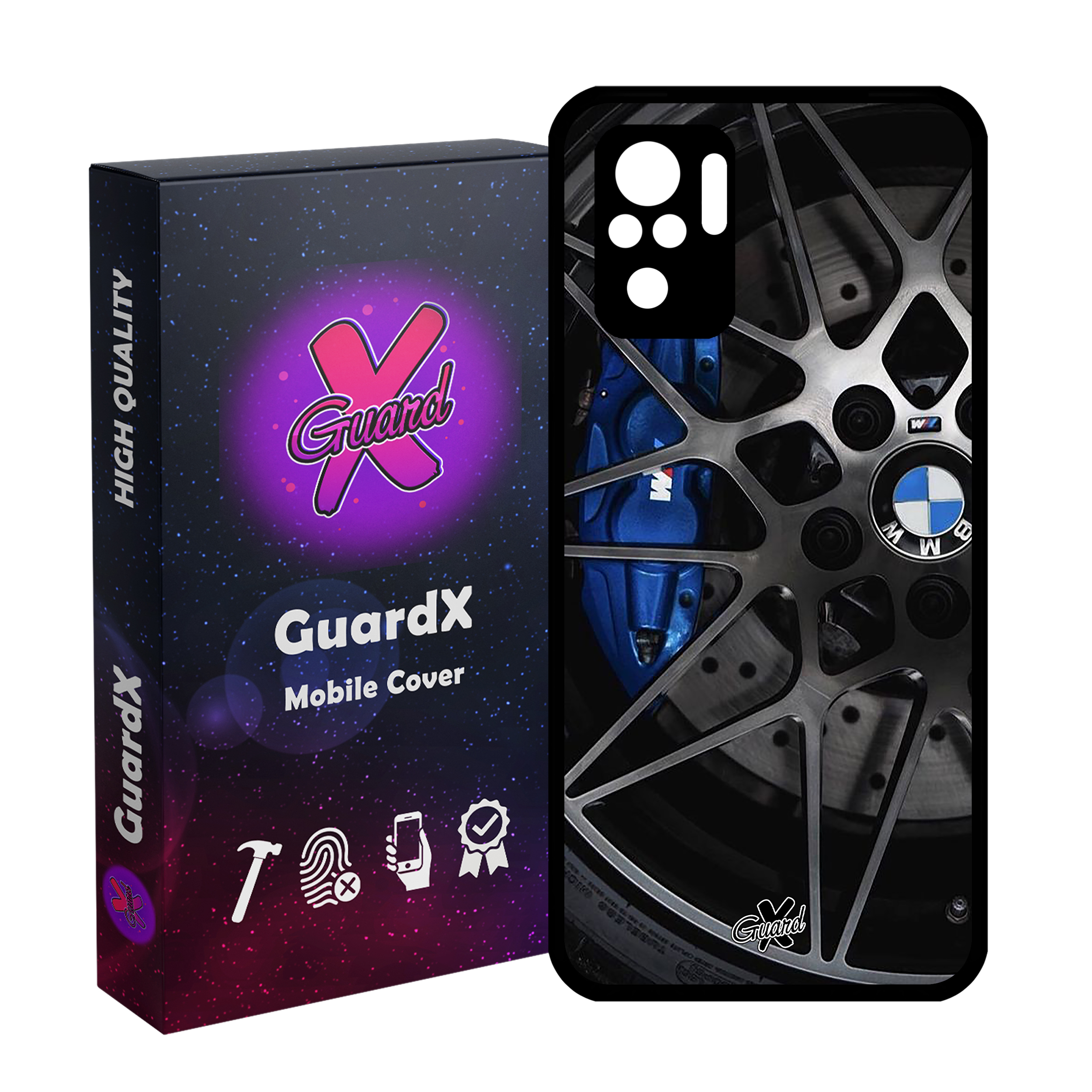 کاور گارد ایکس طرح BMW مدل Glass10437 مناسب برای گوشی موبایل شیائومی Redmi Note 10 4G/Redmi Note 10S