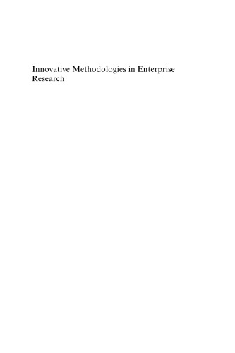 خرید و دانلود نسخه کامل کتاب Innovative Methodologies in Enterprise Research