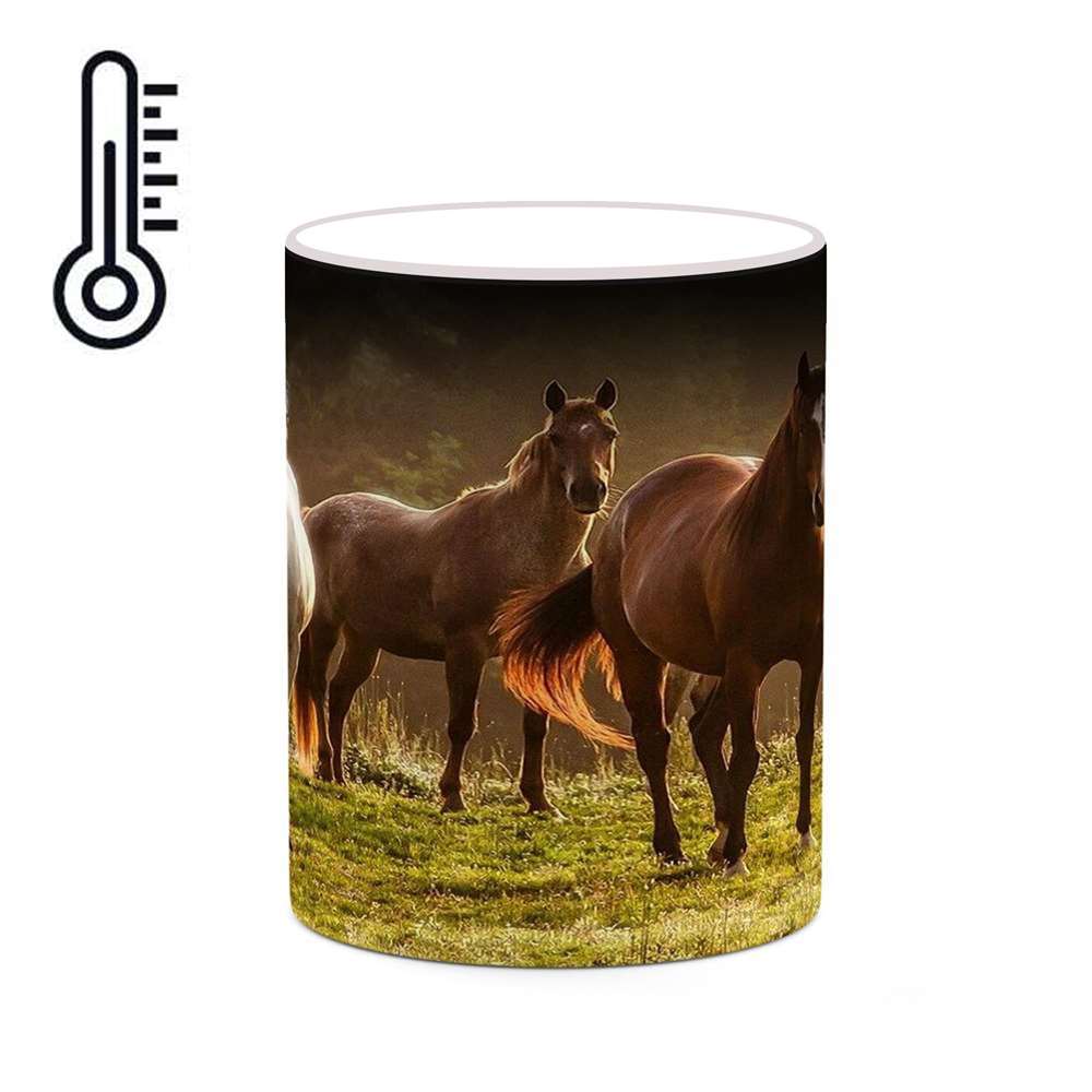 ماگ حرارتی کاکتی طرح اسب مدل mgh24328