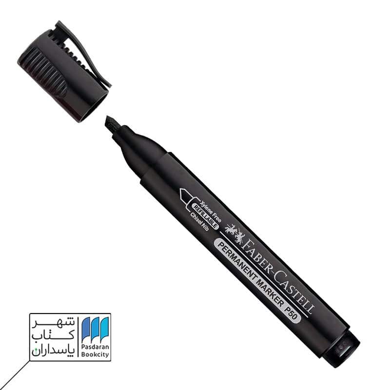 ماژیک پرمننت نوک تخت مشکی 254299