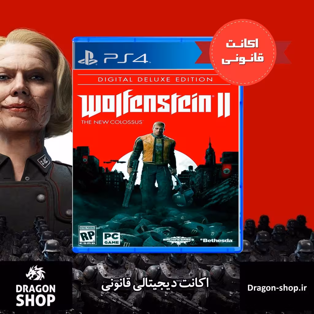 خرید Wolfenstein 2 The New Colossus Deluxe Edition اکانت قانونی با بهترین قیمت
