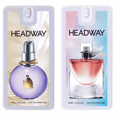 عطر جیبی زنانه هدوی مدل اکلت و لانکوم لاویه بل حجم 45 میلی لیتر مجموعه 2 عددی