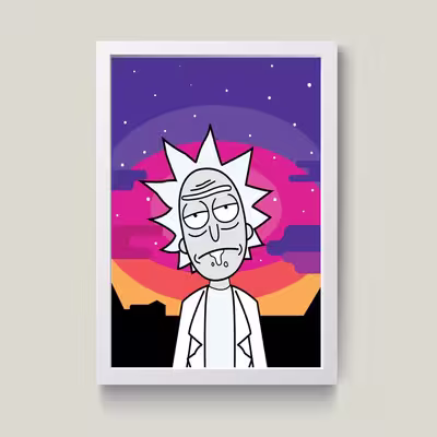 تابلو مدل ریک اند مورتی Rick and morthy کد G11-26