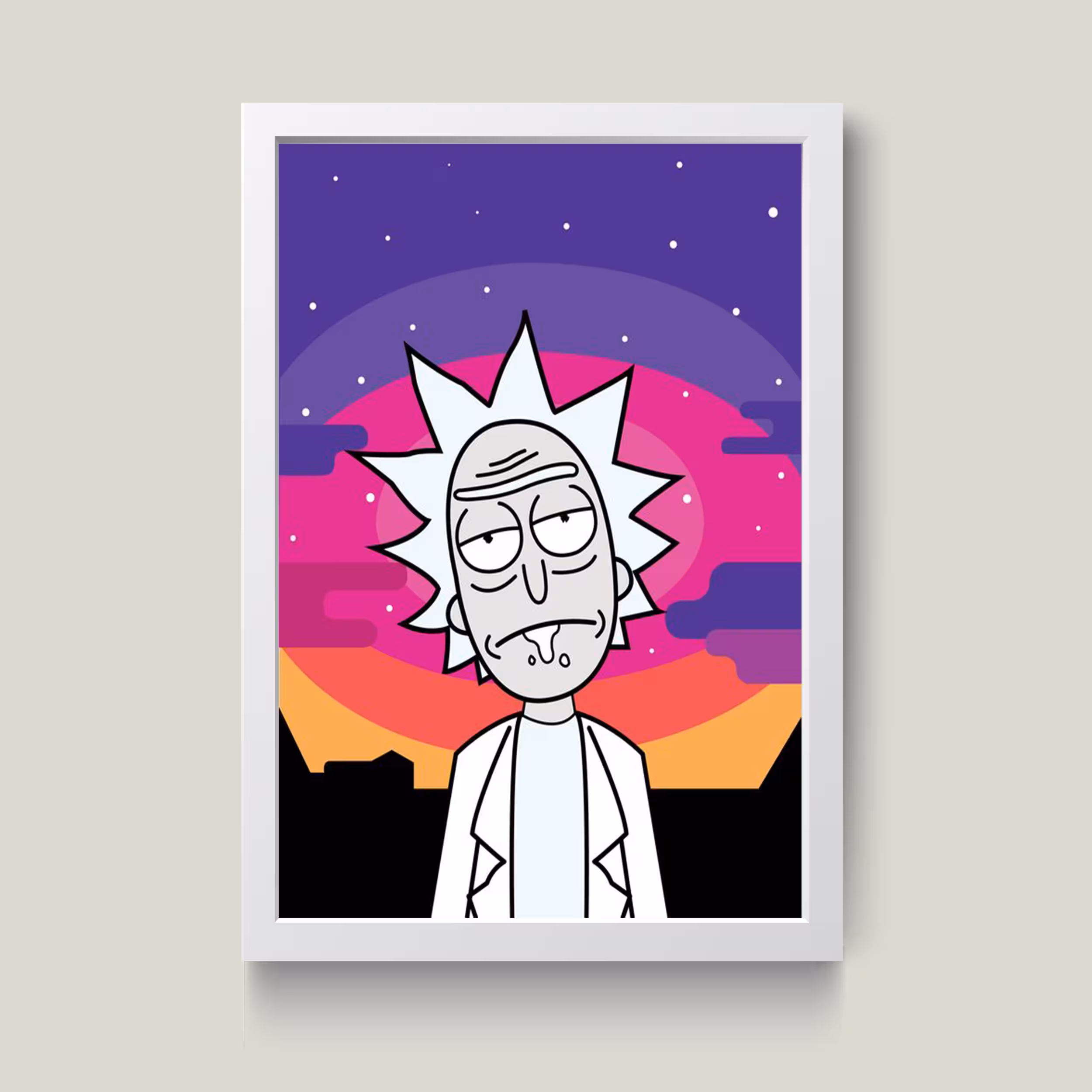 تابلو مدل ریک اند مورتی Rick and morthy کد G11-26