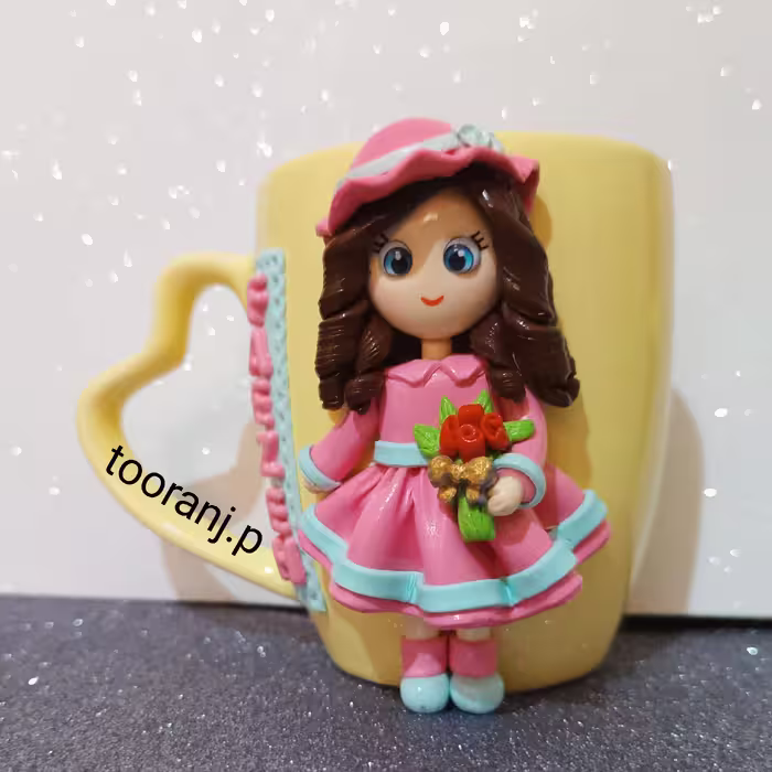 ماگ عروسکی دخترونه کد50