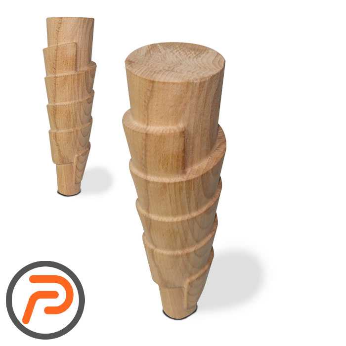 پایه چوبی مدل کاج 18 سانتی متر
