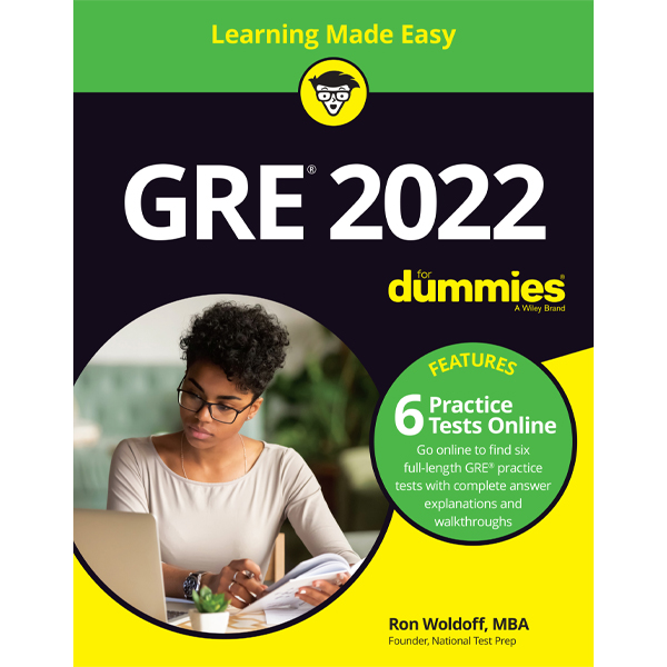 کتاب GRE 2022 For Dummies اثر Ron Woldoff انتشارات For Dummies
