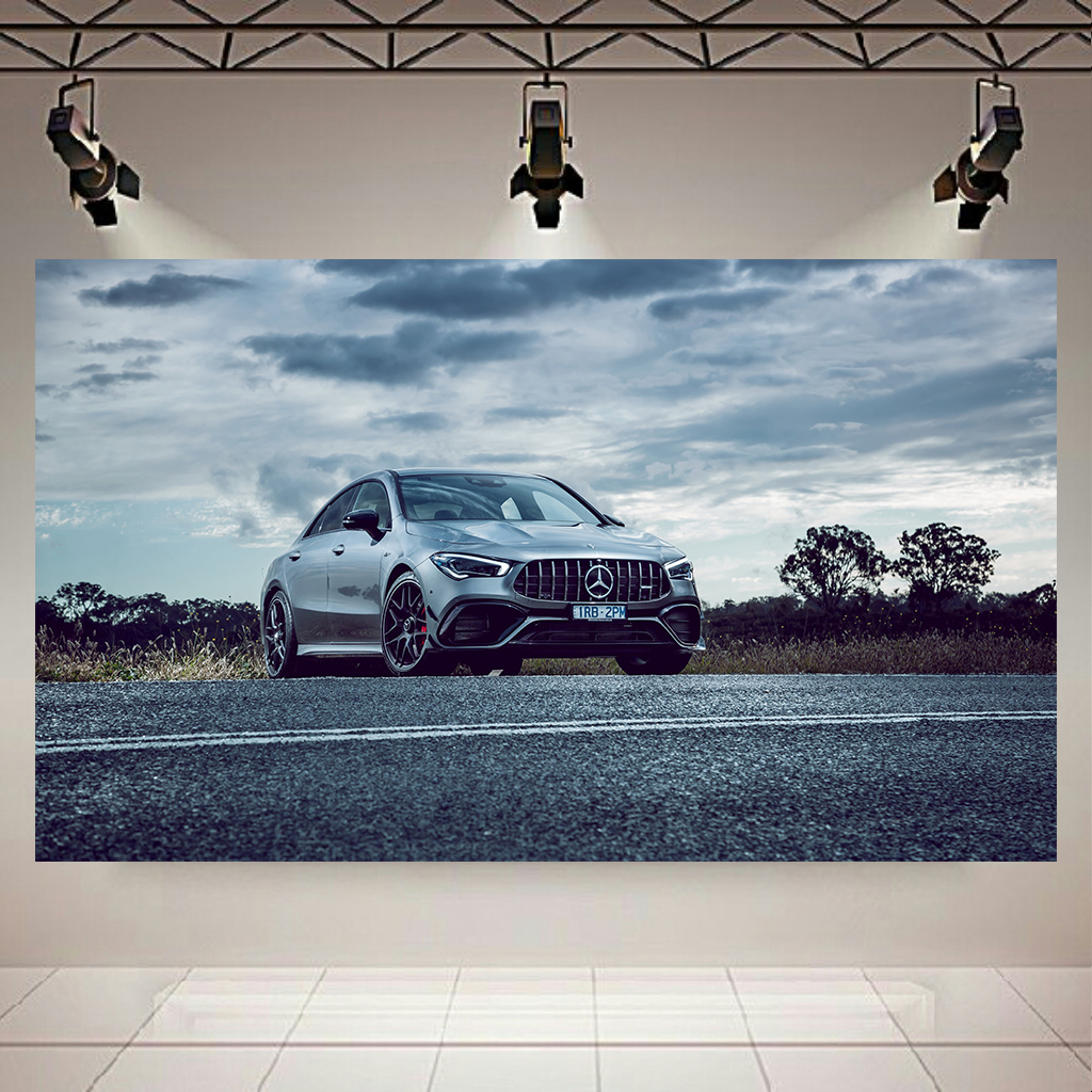 تابلو بوم طرح بنز مدل Mercedes-AMG CLA 45 S 4M4TIC Aerodynamic Package کد AR2934