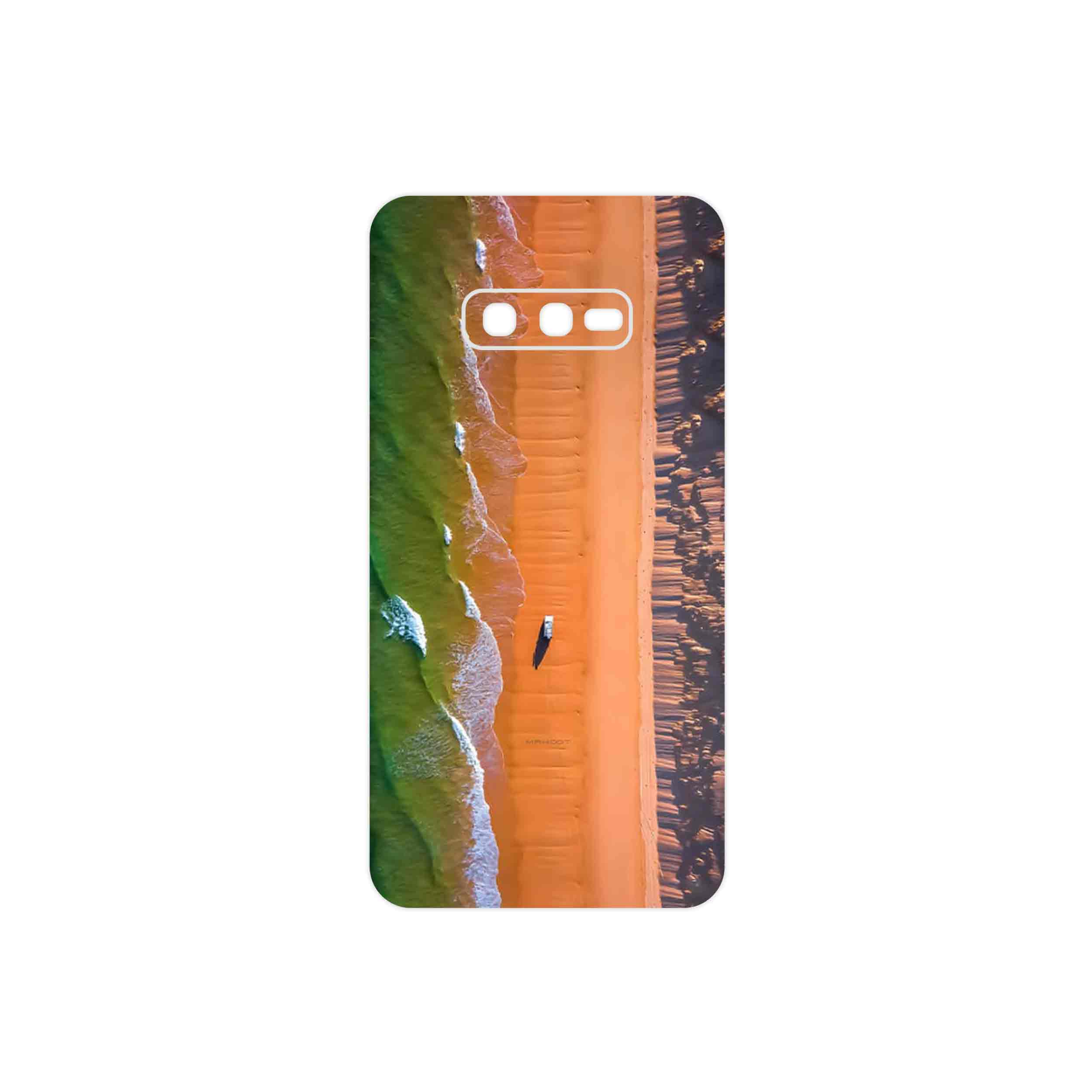 برچسب پوششی ماهوت مدل Beach and Green Sea مناسب برای گوشی موبایل سامسونگ Galaxy S10e