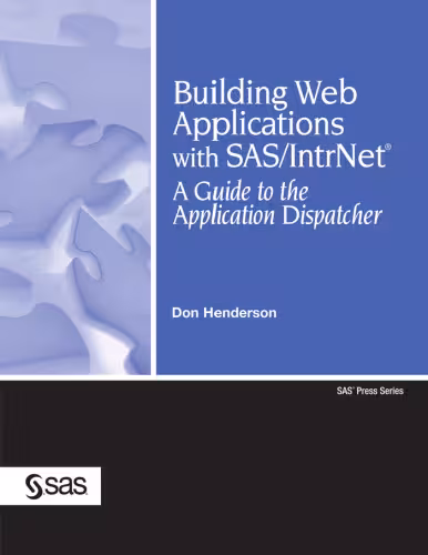 خرید و دانلود نسخه کامل کتاب Building Web Applications with SAS/Intrnet: A Guide to the Application Dispatcher